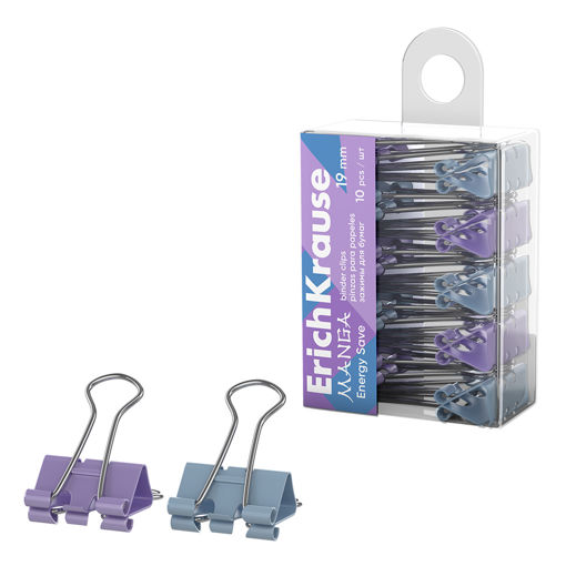 Picture of EK BINDER CLIPS 19MM MANGA 10 PACK